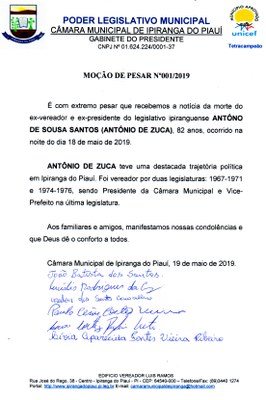 Nota de pesar